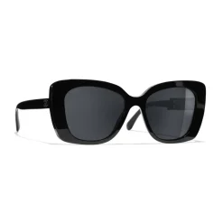 Chanel - Square Sunglasses - Black Gray - Eyewear - Avvenice^ Sunglasses & Eyewear