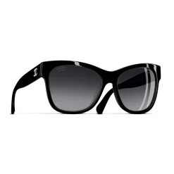 Chanel - Square Sunglasses - Black Gray - Eyewear - Avvenice^ Sunglasses & Eyewear