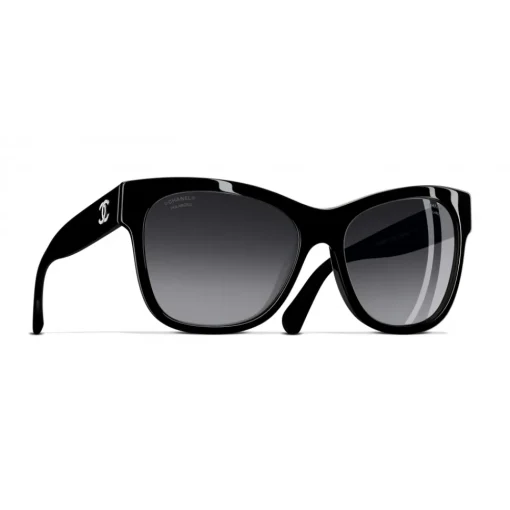 Chanel - Square Sunglasses - Black Gray - Eyewear - Avvenice^ Sunglasses & Eyewear