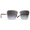 Chanel - Square Sunglasses - Gray Gradient - Eyewear - Avvenice^ Sunglasses & Eyewear