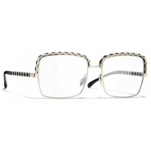 Chanel - Square Sunglasses - Gold Transparent - Eyewear - Avvenice^ Sunglasses & Eyewear