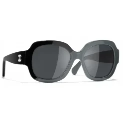 Chanel - Square Sunglasses - Black Gray - Eyewear - Avvenice^ Sunglasses & Eyewear
