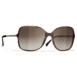 Chanel - Square Sunglasses - Tortoise Brown - Eyewear - Avvenice^ Sunglasses & Eyewear