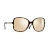 Chanel - Square Sunglasses - Dark Tortoise Gold - Eyewear - Avvenice