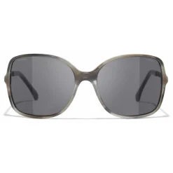 Chanel - Square Sunglasses - Gray - Eyewear - Avvenice