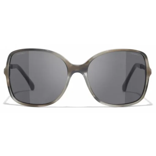 Chanel - Square Sunglasses - Gray - Eyewear - Avvenice