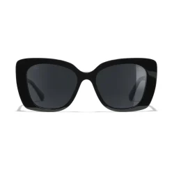 Chanel - Square Sunglasses - Black Gray - Eyewear - Avvenice^ Sunglasses & Eyewear