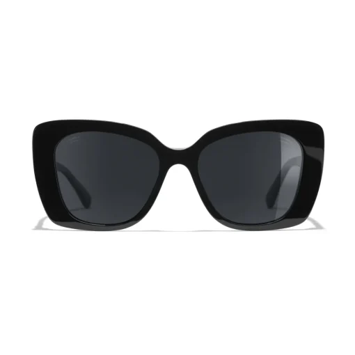 Chanel - Square Sunglasses - Black Gray - Eyewear - Avvenice^ Sunglasses & Eyewear