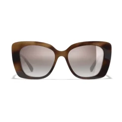 Chanel - Square Sunglasses - Tortoise Brown Mirror - Eyewear - Avvenice^ Sunglasses & Eyewear