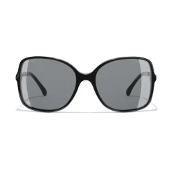 Chanel - Square Sunglasses - Black Red Gray - Eyewear - Avvenice^ Sunglasses & Eyewear