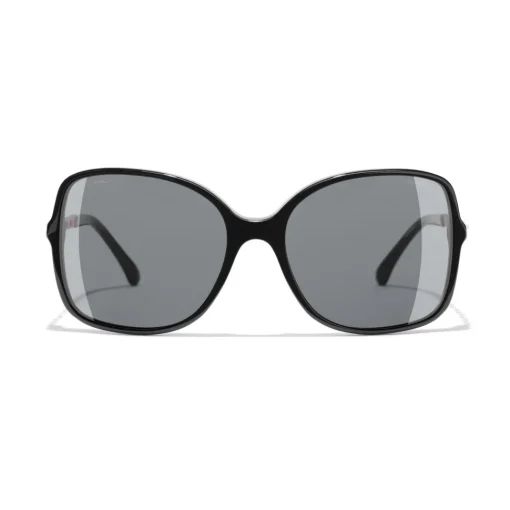 Chanel - Square Sunglasses - Black Red Gray - Eyewear - Avvenice^ Sunglasses & Eyewear