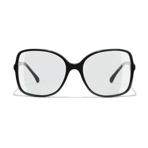 Chanel - Square Sunglasses - Black Light Gray - Eyewear - Avvenice^ Sunglasses & Eyewear
