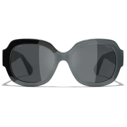 Chanel - Square Sunglasses - Black Gray - Eyewear - Avvenice^ Sunglasses & Eyewear