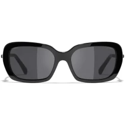 Chanel - Square Sunglasses - Black Gray - Eyewear - Avvenice^ Sunglasses & Eyewear