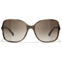 Chanel - Square Sunglasses - Tortoise Brown - Eyewear - Avvenice^ Sunglasses & Eyewear