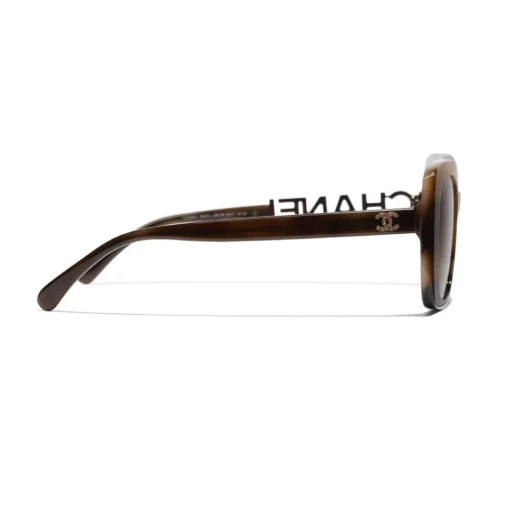 Chanel - Square Sunglasses - Tortoise Brown Mirror - Eyewear - Avvenice^ Sunglasses & Eyewear