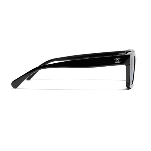 Chanel - Square Sunglasses - Black Gray - Eyewear - Avvenice