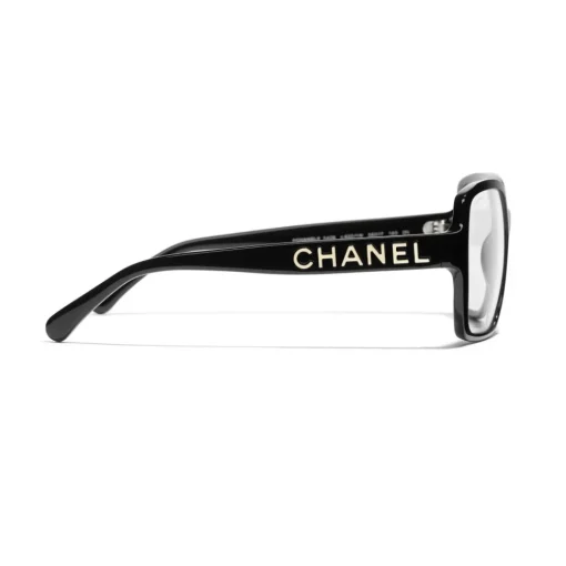 Chanel - Square Sunglasses - Black Gold Transparent - Eyewear - Avvenice^ Sunglasses & Eyewear