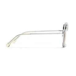 Chanel - Square Sunglasses - Silver Beige - Eyewear - Avvenice^ Sunglasses & Eyewear