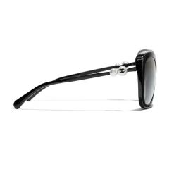 Chanel - Square Sunglasses - Black Gray - Eyewear - Avvenice^ Sunglasses & Eyewear