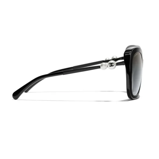 Chanel - Square Sunglasses - Black Gray - Eyewear - Avvenice^ Sunglasses & Eyewear
