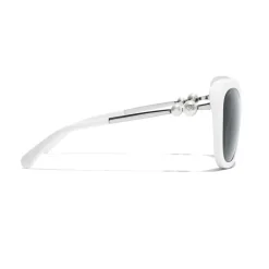 Chanel - Square Sunglasses - White Gray - Eyewear - Avvenice^ Sunglasses & Eyewear