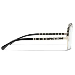 Chanel - Square Sunglasses - Gold Transparent - Eyewear - Avvenice^ Sunglasses & Eyewear