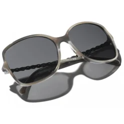 Chanel - Square Sunglasses - Gray - Eyewear - Avvenice
