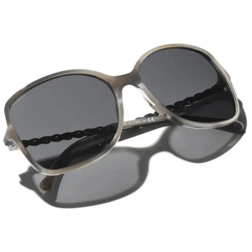 Chanel - Square Sunglasses - Gray - Eyewear - Avvenice