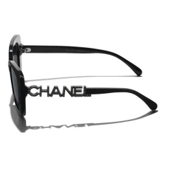 Chanel - Square Sunglasses - Black Gray - Eyewear - Avvenice^ Sunglasses & Eyewear