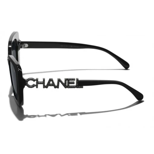 Chanel - Square Sunglasses - Black Gray - Eyewear - Avvenice^ Sunglasses & Eyewear