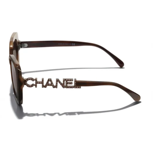 Chanel - Square Sunglasses - Tortoise Brown Mirror - Eyewear - Avvenice^ Sunglasses & Eyewear