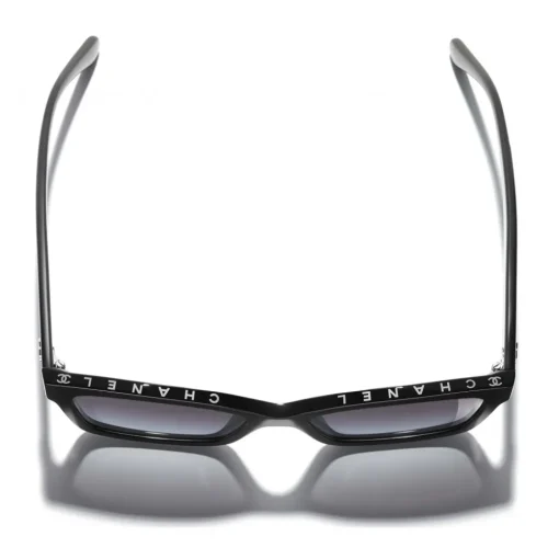 Chanel - Square Sunglasses - Black Gray - Eyewear - Avvenice