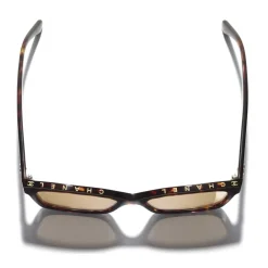 Chanel - Square Sunglasses - Dark Tortoise Gold Mirror - Eyewear - Avvenice^ Sunglasses & Eyewear