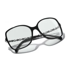 Chanel - Square Sunglasses - Black Light Gray - Eyewear - Avvenice^ Sunglasses & Eyewear