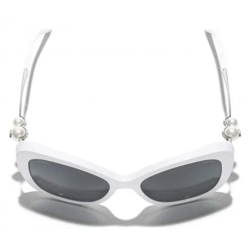 Chanel - Square Sunglasses - White Gray - Eyewear - Avvenice^ Sunglasses & Eyewear
