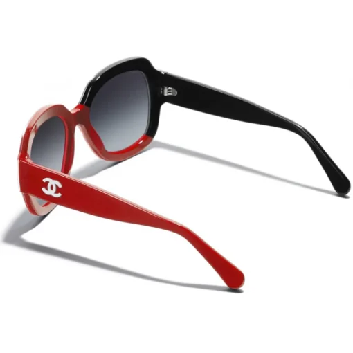 Chanel - Square Sunglasses - Black Coral Gray - Eyewear - Avvenice^ Sunglasses & Eyewear