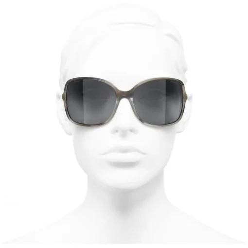 Chanel - Square Sunglasses - Gray - Eyewear - Avvenice