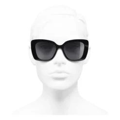 Chanel - Square Sunglasses - Black Gray - Eyewear - Avvenice^ Sunglasses & Eyewear