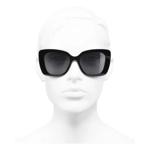 Chanel - Square Sunglasses - Black Gray - Eyewear - Avvenice^ Sunglasses & Eyewear