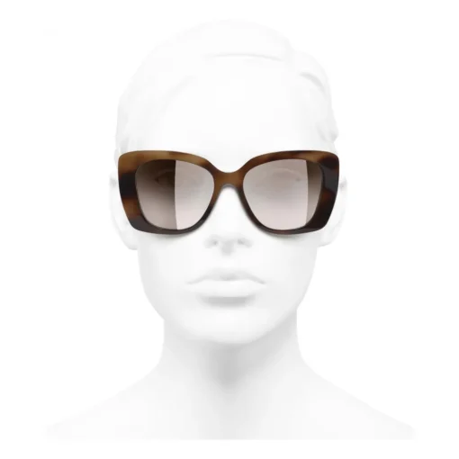 Chanel - Square Sunglasses - Tortoise Brown Mirror - Eyewear - Avvenice^ Sunglasses & Eyewear