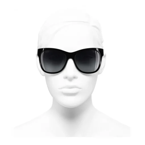 Chanel - Square Sunglasses - Black Gray - Eyewear - Avvenice^ Sunglasses & Eyewear
