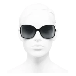 Chanel - Square Sunglasses - Black Red Gray - Eyewear - Avvenice^ Sunglasses & Eyewear