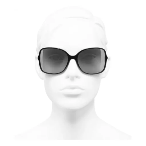 Chanel - Square Sunglasses - Black Light Gray - Eyewear - Avvenice^ Sunglasses & Eyewear