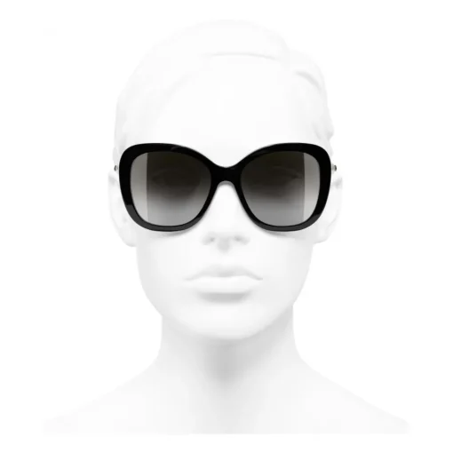 Chanel - Square Sunglasses - Black Gray - Eyewear - Avvenice^ Sunglasses & Eyewear
