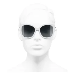 Chanel - Square Sunglasses - White Gray - Eyewear - Avvenice^ Sunglasses & Eyewear