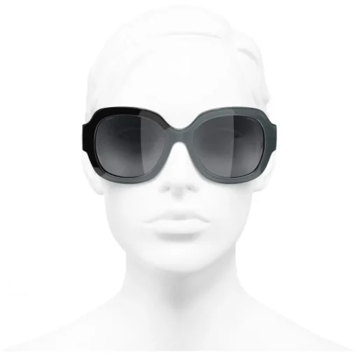 Chanel - Square Sunglasses - Black Gray - Eyewear - Avvenice^ Sunglasses & Eyewear