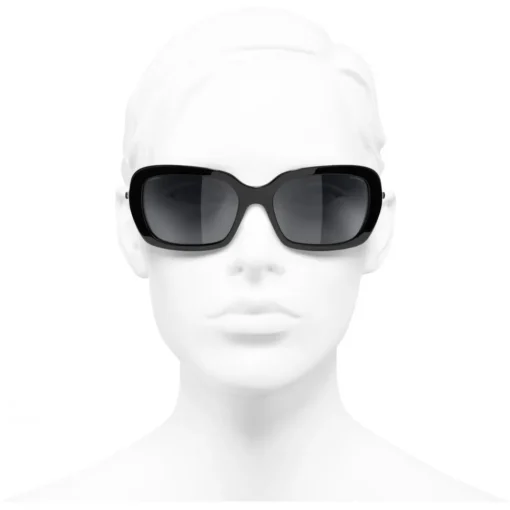 Chanel - Square Sunglasses - Black Gray - Eyewear - Avvenice^ Sunglasses & Eyewear