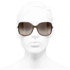 Chanel - Square Sunglasses - Tortoise Brown - Eyewear - Avvenice^ Sunglasses & Eyewear
