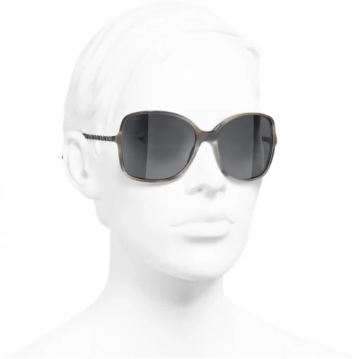 Chanel - Square Sunglasses - Gray - Eyewear - Avvenice